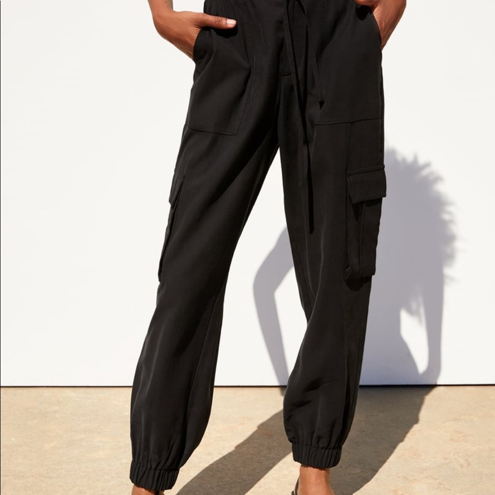 Black Zara Cargo Pants